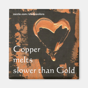 Koper smelt langzamer dan goud magneet