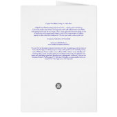 Koper Snowflake Overlay op kobalt Blue (Achterkant)