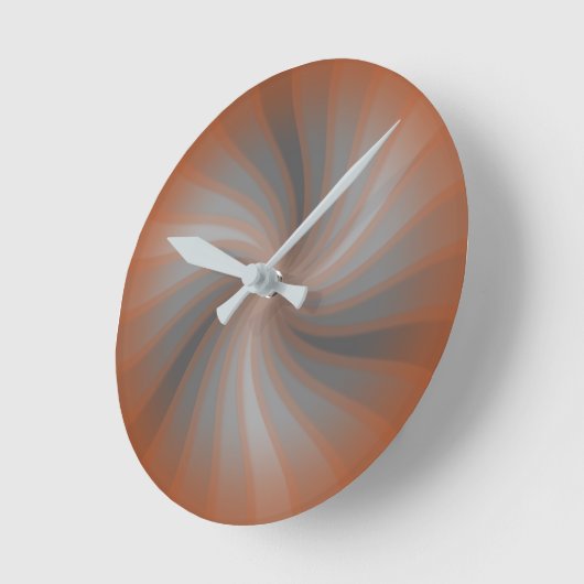 Koper Spiral Ronde Klok (Hoek)