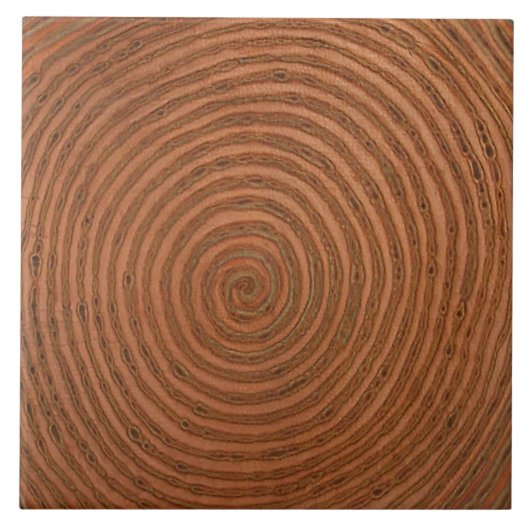 Koper Spiral Tegeltje (Voorkant)