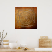 Koper Sri Yantra - Poster (Keuken)