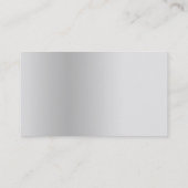 Koper Staal Huis Gebouw met Monogram Visitekaartje (Achterkant)