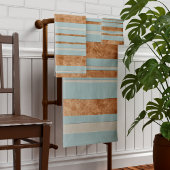 Koper Stripes Robins Egg Blue Bathroom Towel Set Bad Handdoek