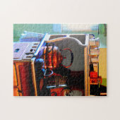 Koper Tea Kettle op Stove Legpuzzel (Horizontaal)