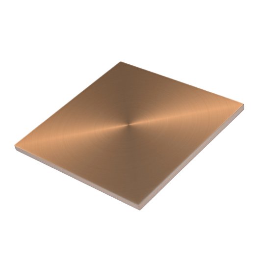 Koper Tegeltje (Zijkant)