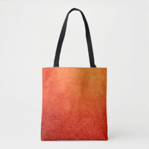 Koper textuuroppervlak-achtergrondabstract, gerijp tote bag