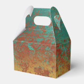 Koper Turquoise Blue Oranje Brown Bedankdoosjes (Achterkant)