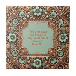 Koper Turquoise Fillaaree Lijst Bijbelverzen Tegeltje