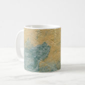 Koper Turquoise Nepafwerking Koffiemok (Voorkant links)
