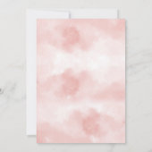 Koper Unicorn Birthday-uitnodigingen Kaart (Achterkant)