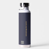 Koper Vacuüm Geïsoleerde Fles W/Gouden Cirkels L (Rechts)