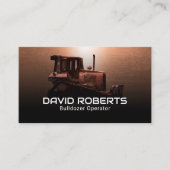 Koper van bouwBulldozer-Plant Visitekaartje (Voorkant)