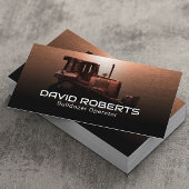 Koper van bouwBulldozer-Plant Visitekaartje