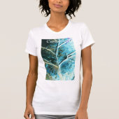 Koper verdigris leaf t-shirt (Voorkant)