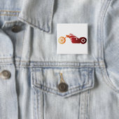 KOPER VIERKANTE BUTTON 5,1 CM (In situ)