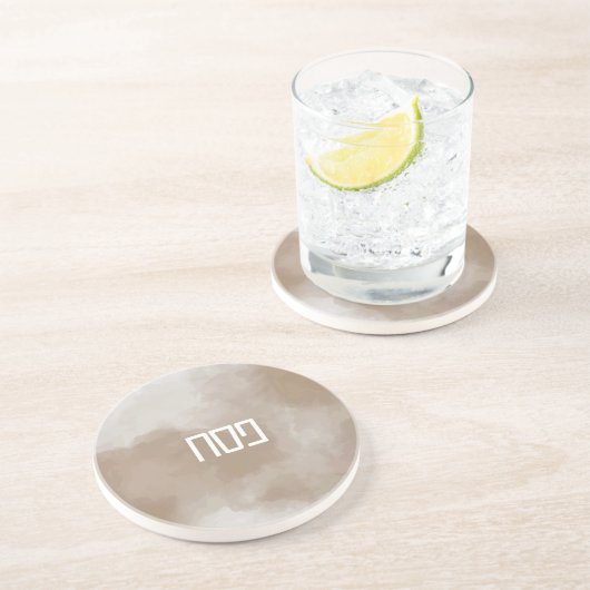 Koper Waterverf Pesach Onderzetter (Zijkant)