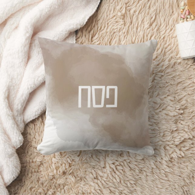 Koper Waterverf Pesach Sierkussen (Deken)