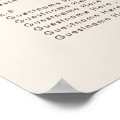 Koper Wereldkaart Reis Thema Zitplaats Chart Poster (Hoek)