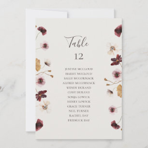 Koper Wildflower   Beige tabel met zitplaats