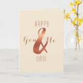 Koper ziet er ampersand-verjaardagskaart uit kaart (Gele Bloem)