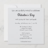 Koper Zilver Folie Goud Glitters Rode Maan Valenti Kaart (Achterkant)