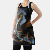 Koper Zwart Goud Dragon Schort (Insitu)