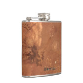 Koperachtergrond (zoete thee) heupfles (Rechts)