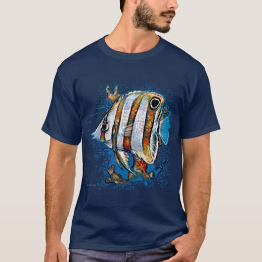 Koperband Butterfly Fish T-shirt (Voorkant)