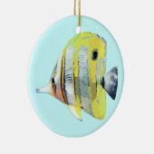 Koperbandvlinder Keramisch Ornament (Rechts)