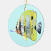 Koperbandvlinder Keramisch Ornament (Links)