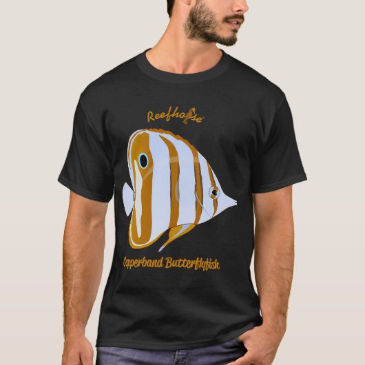 Koperbandvlinderfish T-shirt (Voorkant)