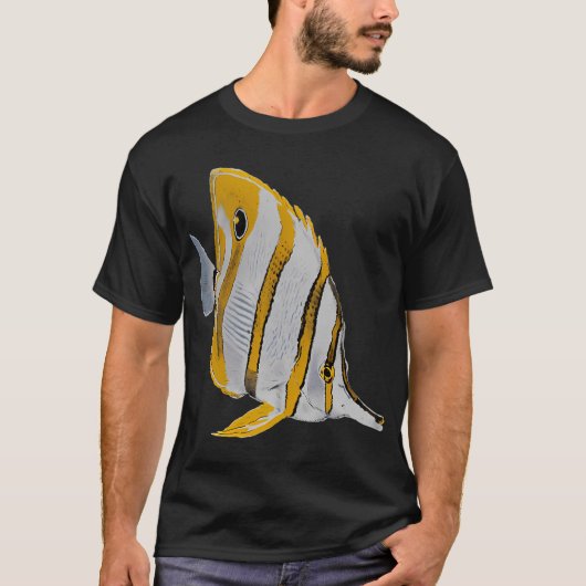Koperbandvlinderfish T-shirt (Voorkant)