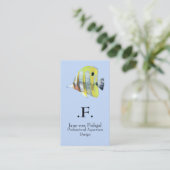 Koperbandvlindervis Visitekaartje (Staand voorkant)