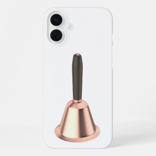Koperbel iPhone Hoesje (Achterkant)