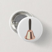 Koperbel Ronde Button 3,2 Cm (Voorkant /achterkant)