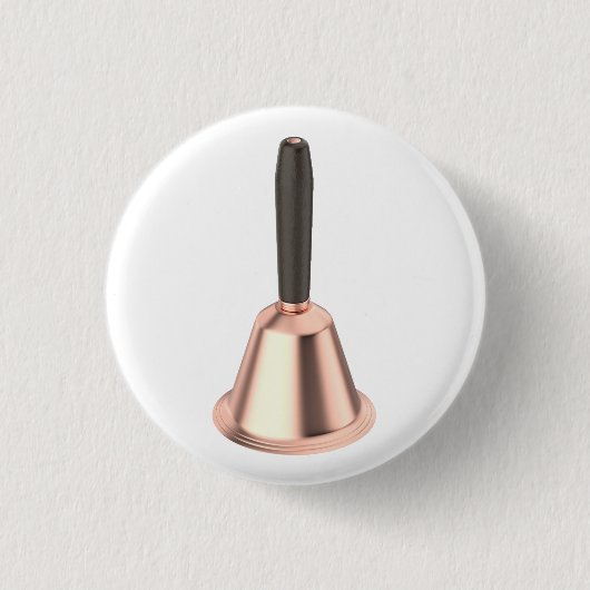 Koperbel Ronde Button 3,2 Cm (Voorkant)
