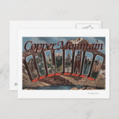 Koperberg, Colorado - grote lettertjes Briefkaart (Voorkant / Achterkant)