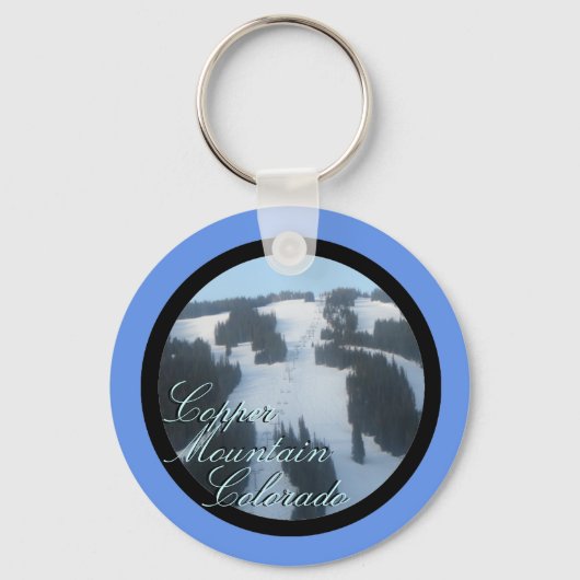 Koperberg Colorado schilderachtig sleutelhanger (Voorkant)