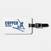 Koperberg Colorado Skier Bagagelabel (Voorkant horizontaal)