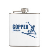 Koperberg Colorado Skier Heupfles (Voorkant)