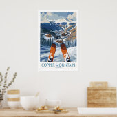 Koperberg Colorado Skiprint Alpenresort 1 Poster (Keuken)