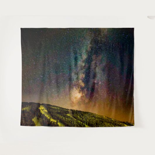 Koperberg Galaxy // Melkweg kosmische stof Wandkleed (Voorkant (horizontaal))