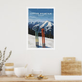 Koperberg Reisposter Colorado Berg Poster (Keuken)