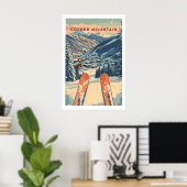 Koperberg Reisposter Zonsondergang Skislope 1 Poster (Thuiskantoor)