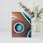 Koperblauw Briefkaart (Staand voorkant)