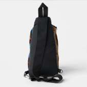 Koperblauw Sling Bag (Achterkant)