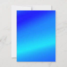 Koperblauwe ombre waterverf abstracte pastel briefkaart