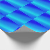 Koperblauwe ombre waterverf abstracte pastel cadeaupapier (Hoek)