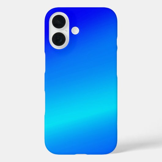 Koperblauwe ombre waterverf abstracte pastel Case-Mate iPhone case (Achterkant)