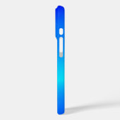 Koperblauwe ombre waterverf abstracte pastel Case-Mate iPhone case (Achterkant / Links)